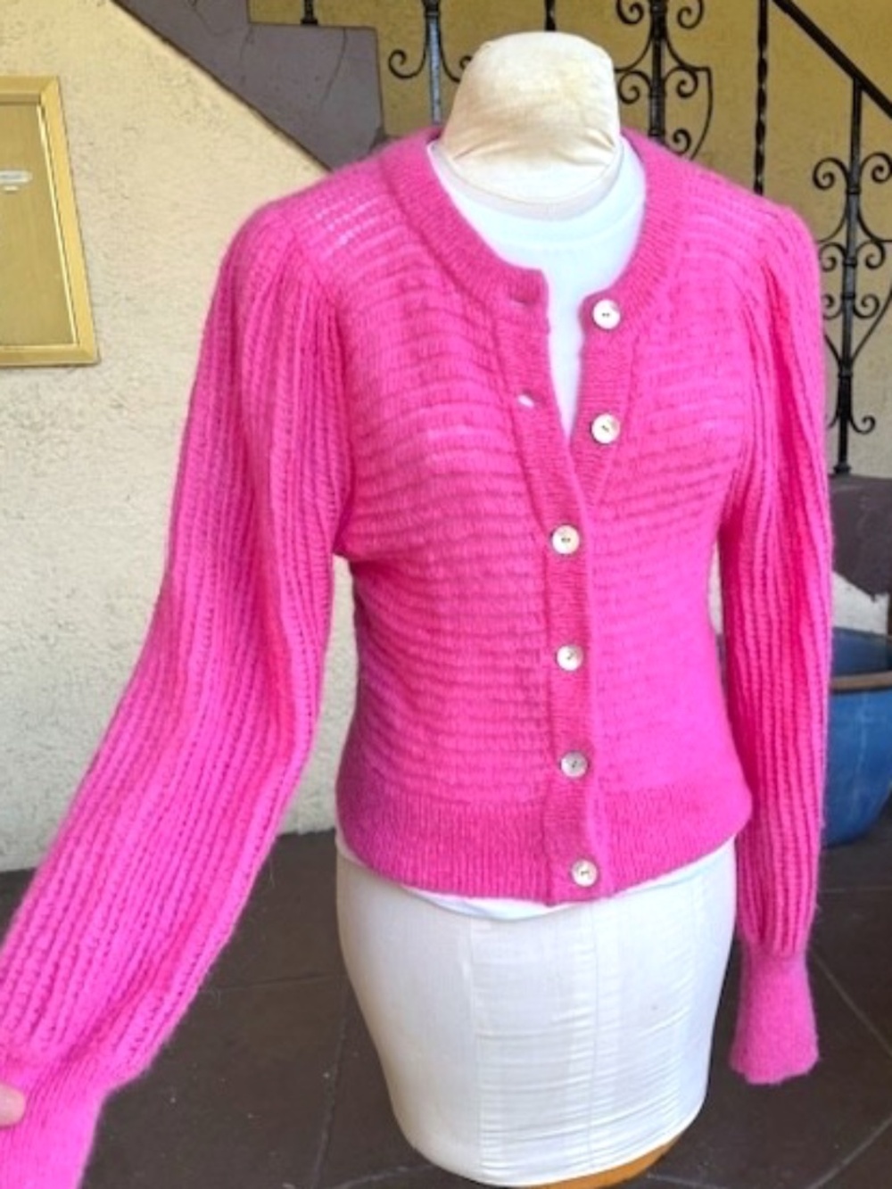 $138 WILFRED ARTIZIA Alessia Alpaca/Mohair Cardigan Sweater NWOT/sz S - Picture 10 of 16